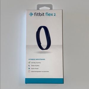 NIB fitbit flex 2 - slim navy band